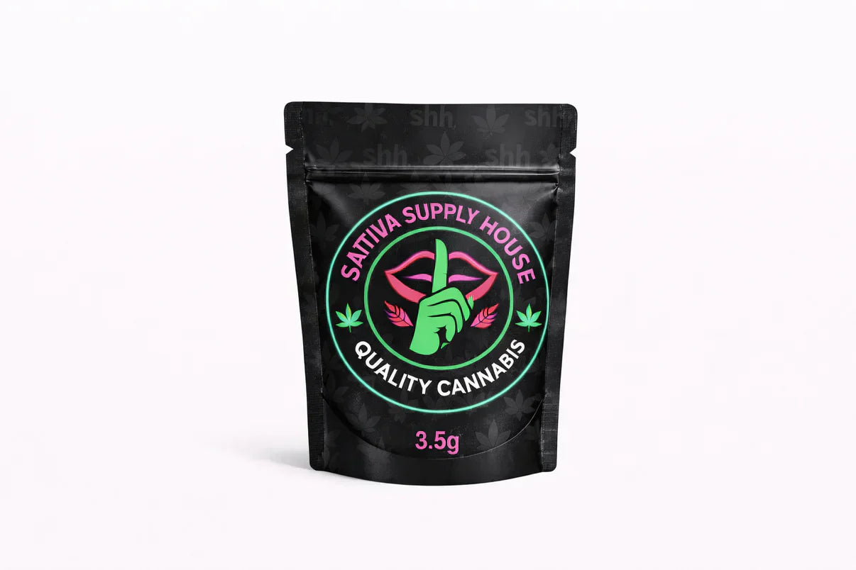 Best Greenhouse THCA Flower and its package displayed in front of a white background.