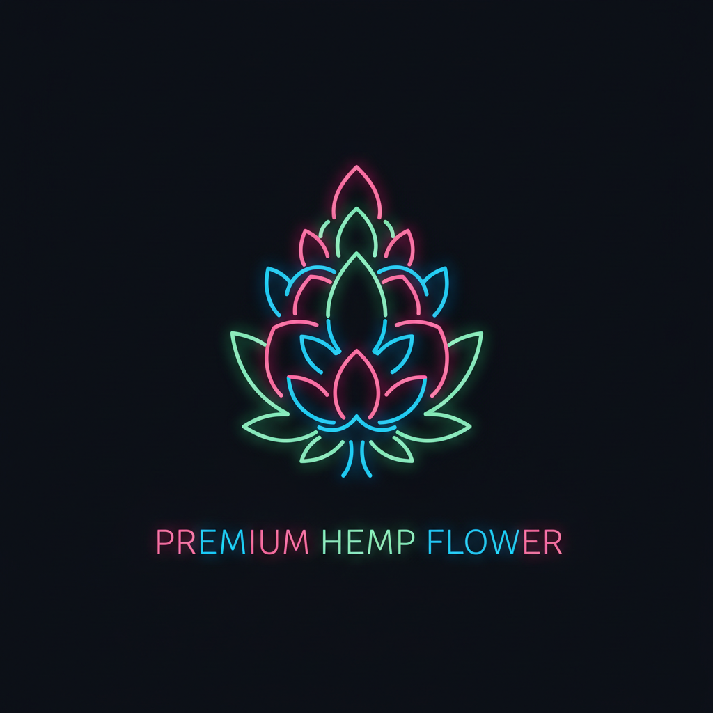 B-buds Neon Line Art